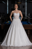 Robes de Mariage Longue Dantelle Blanc ABG195