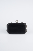 Sac de Soirée Luxe Coupe Au Laser Noir KC714