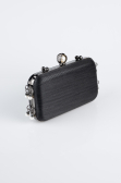 Sac de Soirée Luxe Coupe Au Laser Noir KC714