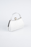 Sac de Soirée Luxe A motifs Argent KC752