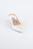Chaussure de soirée Perlé Argent AB2100