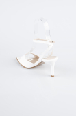 Chaussure de soirée Cuir Verni Blanc AB2113