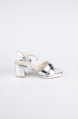 Chaussure de soirée Cuir Argent ABD2114