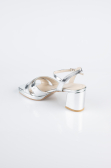 Chaussure de soirée Cuir Argent ABD2114