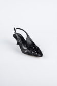 Stiletto Squameuse Noir ABP2107