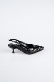 Stiletto Squameuse Noir ABP2107