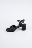 Chaussure de soirée Satin Noir ABS2114