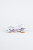 Chaussure D’enfant Peau Argent HR1031