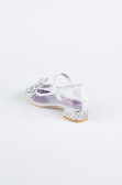 Chaussure D’enfant Peau Argent HR1031
