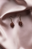 Boucle d'Oreille Rouge Bordeaux UKP1200
