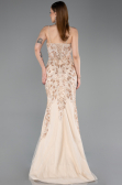 Robe Haute Couture Longue Or ABU6116