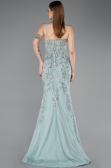 Robe Haute Couture Longue Menthe ABU6116
