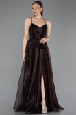 Robe de Soirée Longue Brun ABU6123