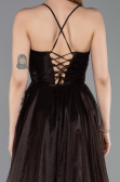 Robe de Soirée Longue Brun ABU6123