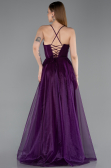 Robe de Soirée Longue Violet ABU6123
