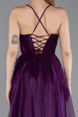Robe de Soirée Longue Violet ABU6123