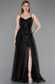 Robe de Soirée Longue Noir ABU6123