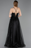 Robe de Soirée Longue Noir ABU6123