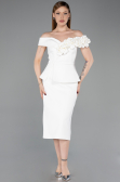 Tenue de Soirée Midi Blanc ABK2615