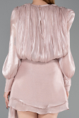 Robe de Cérémonie Mini Mousseline Poudre ABK2617