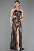 Robe de Soirée Longue Brun ABU6127