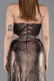 Robe de Soirée Longue Brun ABU6127