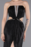 Robe de Soirée Longue Noir ABU6127