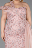 Robe de Soirée Grande Taille Longue Poudre ABU5844