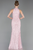 Robe De Soirée Longue Poudre ABU4791