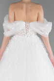 Robes de Mariage Longue Blanc ABG100