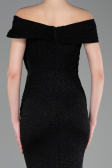 Robe De Soirée Grande Taille Longue Noir ABU5714
