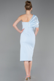 Robe de Cérémonie Midi Bleu clair ABK2625