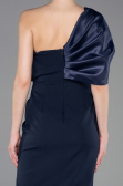 Robe de Cérémonie Midi Bleu Marine ABK2625