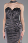 Robe de Cérémonie Midi Anthracite ABK2627