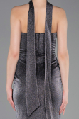 Robe de Cérémonie Midi Anthracite ABK2627