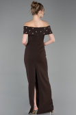 Robe de Soirée Longue Brun ABU6161