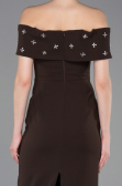 Robe de Soirée Longue Brun ABU6161