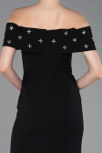 Robe de Soirée Longue Noir ABU6161