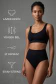 Gaine Ventre Plat & Taille Galbée Noir EM2806