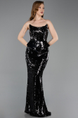 Robe Queue de Poisson Longue Noir ABU5721