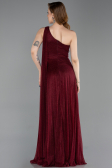 Robe de Soirée Longue Rouge Bordeaux ABU6164