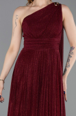 Robe de Soirée Longue Rouge Bordeaux ABU6164