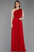 Robe de Soirée Longue Rouge ABU6164