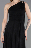 Robe de Soirée Longue Noir ABU6164