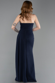 Robe de Soirée Longue Bleu Marine ABU6170