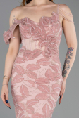 Robe de Soirée Longue Poudre ABU6059
