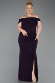 Robe De Soirée Grande Taille Longue Violet ABU5714
