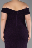 Robe De Soirée Grande Taille Longue Violet ABU5714