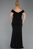 Robe De Soirée Grande Taille Longue Noir ABU5714