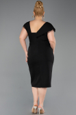 Robe De Invitation Grande Taille Midi Noir ABK2632